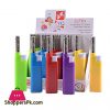 LIT Solid Color Gas Lighter - F021 Italy Made -1 Pcs