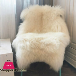 Large Ivory White Sheepskin Rug
