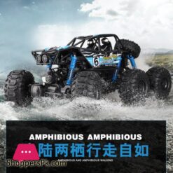 Large Water Land Amphibious Remote Control Car Six Wheel Drive High Speed Buggy Climbing Car Powerful High Speed Motor Rc Carrc Cars