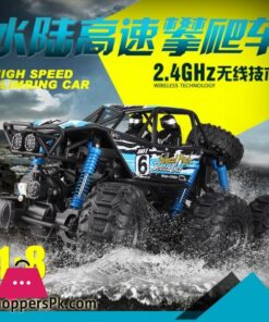 Large Water Land Amphibious Remote Control Car Six Wheel Drive High Speed Buggy Climbing Car Powerful High Speed Motor Rc Carrc Cars
