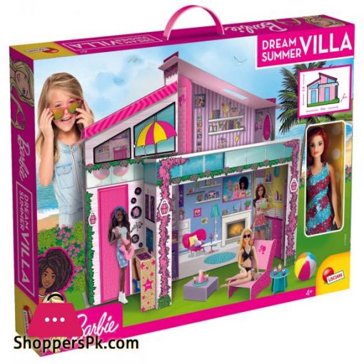 Lisciani Barbie Summer Villa With Doll