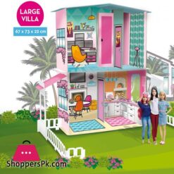 Liscianigiochi Barbie Dream House Pretend Play Doll House Two - Storey Villa, Arrange Furniture And Decorate With 3D Stickers 11 Liscianigiochi Barbie Dream House Pretend Play Doll House Two - Storey Villa, Arrange Furniture And Decorate With 3D Stickers