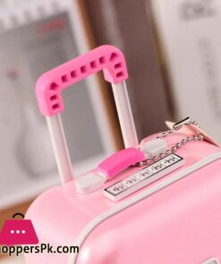 Fashion Luggage Music Box Jewelry Box Lovely Gift Beautiful With Mirror Ballet Girl Rotate Music Box Lovers Gifts Storage Box|Music Boxes