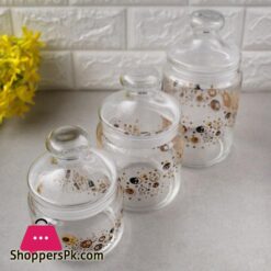 Luminarc 3Pcs Decorative Comet Nova Jar Set