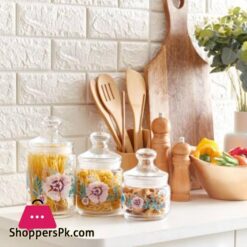 Luminarc 3Pcs Decorative Sabline Jar Set