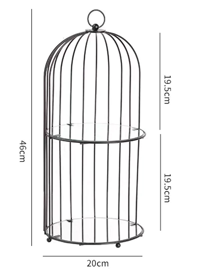 Makeup Organizer 2 Layers Jewelry Box Cosmetic Organizer Perfume Shelf Holder Bathroom Organizer