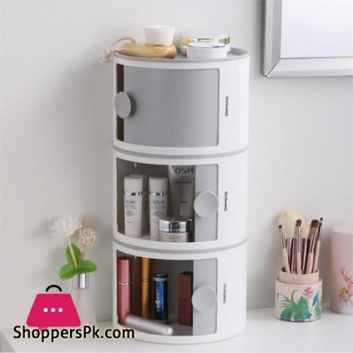 Makeup Organizer for Cosmetic Plastic Multi functional Bathroom Tissue Box Office Household Punch free Waterproof Storage Box|Storage Boxes & Bins