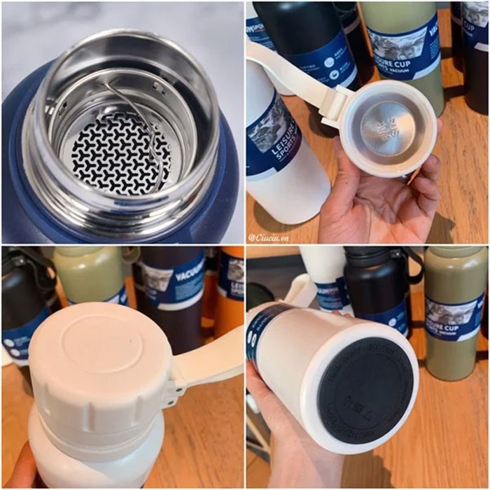 Matte Basic Thermos Bottle - 800Ml