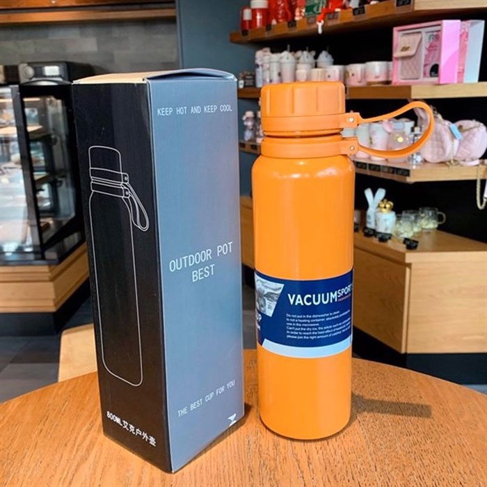 Matte Basic Thermos Bottle - 800Ml