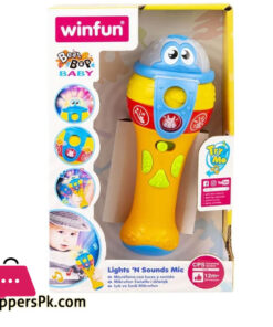 Microphone toy with lights and sounds Winfun - 1803