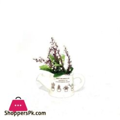 Mini Plant In White Pot