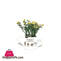 Mini Plant In White Pot