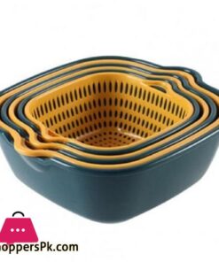 Multi functional Draining BasketDraining Basket 2 Tiers Space Saving Plastic Dishwashing Basket Household Supplies CF 279|Bags & Baskets