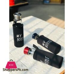 My Glass Water Bottle With Cover Bag