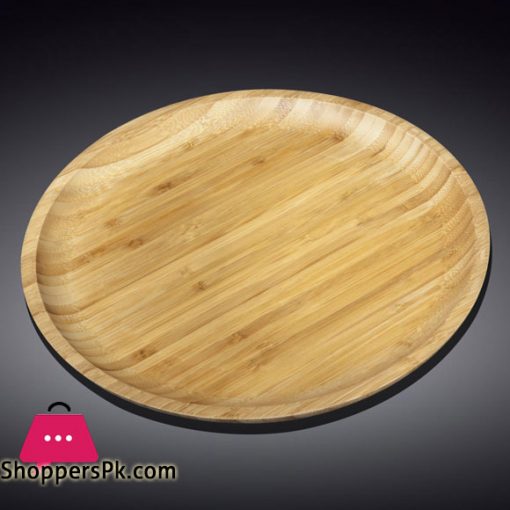Natural Bamboo Plate 10" 25.5 Cm WL-771034-A