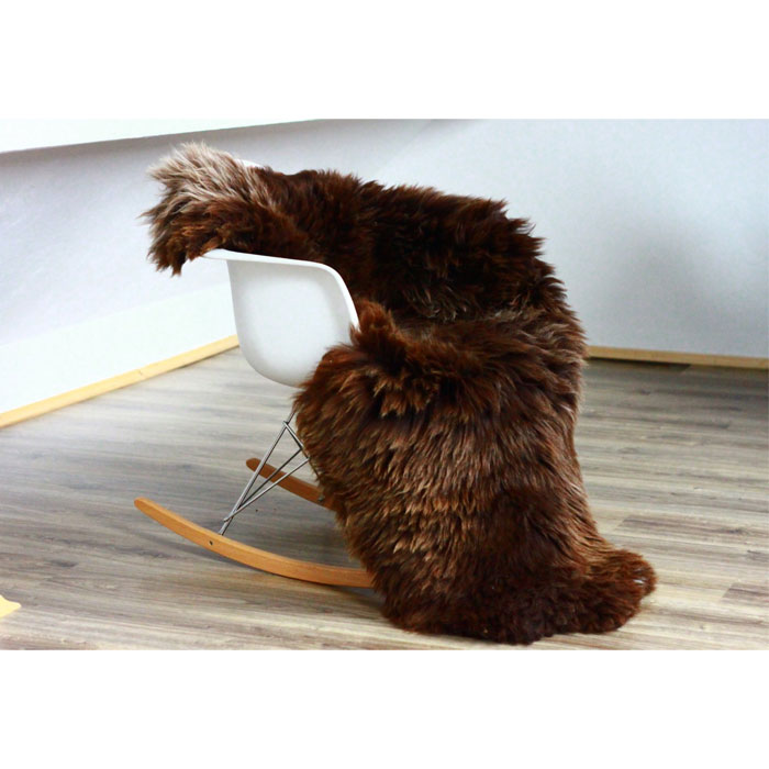 Natural Brown Sheepskin Rug