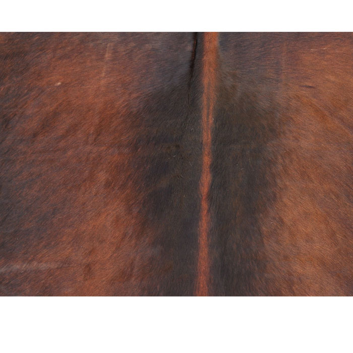 Natural Dark Large Chocolate And Black Cowhide Rug