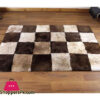 New Designer Brown White Sheepskin Area Rugs
