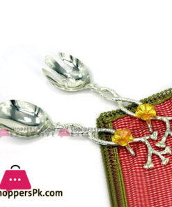 Orchid Plated Salad Curry Serving Spoon Set Of 2-Piece Cd5986 5 Orchid Plated Salad Curry Serving Spoon Set Of 2-Piece Cd5986 - Image 2