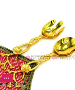 Orchid Plated Salad Curry Serving Spoon Set of 2-Piece CD5986