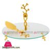 Orchid Gold Pastry Stand Plus Lifter - Cd6021