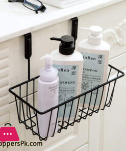 Over Door Kitchen Cabinet Storage Basket Rack Holder Hanging Organizer - 1 Pc