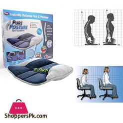 PURE POSTURE Super Coussin De Soutien Pure Posture Seat Cushion helps you out if you need to spend a long time driving in the car or sitting at an office desk