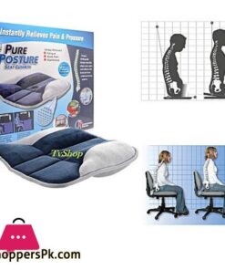 PURE POSTURE Super Coussin De Soutien Pure Posture Seat Cushion helps you out if you need to spend a long time driving in the car or sitting at an office desk
