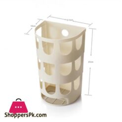 Plastic Trash Bag Holder, Trash Basket, Wall Hanging, Storage Box Organizer, Kitchen Accessories