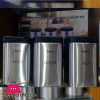 Presto Italy Square Sugar Tea Milk Jar Stainless Steel Set of 3