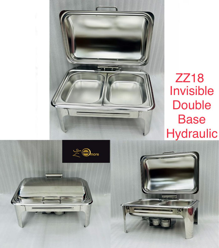 Rectangular Self-Service Commercial Food Serving Chafer Stainless Steel Twin Hydraulic Chafing Dish – Zz18 4 Rectangular Self-Service Commercial Food Serving Chafer Stainless Steel Twin Hydraulic Chafing Dish – Zz18