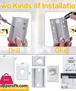 Retractable Clothes Line Indoor Clothesline Laundry Drying Line 12 Retractable Clothesline Indoors, Retractable Clothes Line, Indoor Clothesline, Clothes Line Retracting Indoor, Retractable Laundry Line, Laundry Drying Line, Washing Line, Outdoor, Heavy Duty, Shower