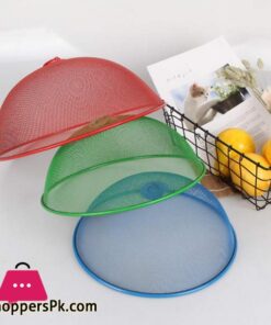 KAY 2Pcs Round Metal Mesh Food Cover, 13.78 Inch Mesh Screen Food Cover Tents Umbrella, Reusable Food Cover Net Keep Out Flies, Bugs, Mosquitoes