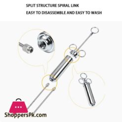 Seasoning Injection Marinade Injectors Turkey Meat Injectors Spice Flavor 2 Oz Stainless Steel Sausage Syringe Cooking Syringe|Meat Injectors