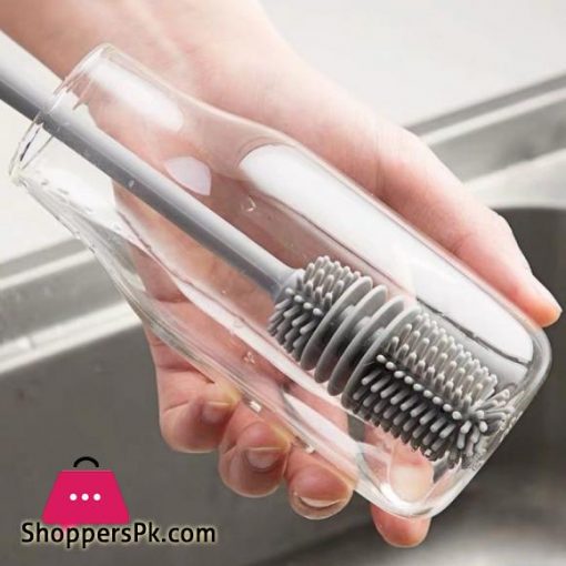 Silicone Cup Brush Cup Scrubber Glass Cleaner Kitchen Cleaning Tool Long Handle Drink Wineglass Bottle Glass Cup Cleaning Brush|Cleaning Brushes