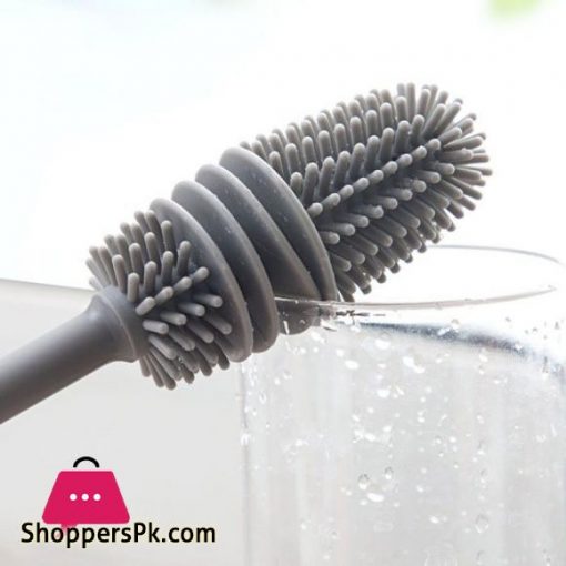 Silicone Cup Brush Cup Scrubber Glass Cleaner Kitchen Cleaning Tool Long Handle Drink Wineglass Bottle Glass Cup Cleaning Brush|Cleaning Brushes