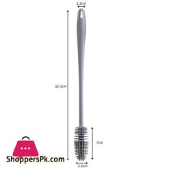 Silicone Cup Brush Cup Scrubber Glass Cleaner Kitchen Cleaning Tool Long Handle Drink Wineglass Bottle Glass Cup Cleaning Brush|Cleaning Brushes