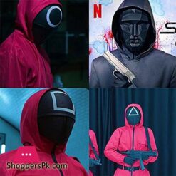Squid Game Mask Coser Cosplay Triangle Square Circle Plastic Full Face Masks Korean Tv Halloween Party Props Fast Shipping|