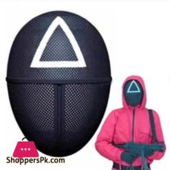 Squid Game Mask Coser Cosplay Triangle Square Circle Plastic Full Face Masks Korean Tv Halloween Party Props Fast Shipping|