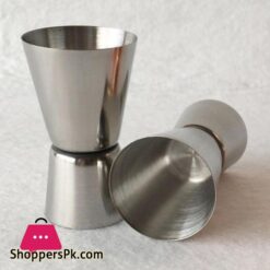 Stainless Steel Double Jigger Shot Glass Cocktail Bartender Mixer Measuring Cup|Bar Measures