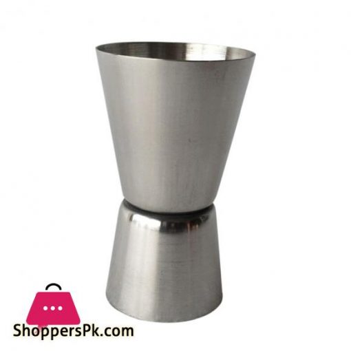Stainless Steel Double Jigger Shot Glass Cocktail Bartender Mixer Measuring Cup|Bar Measures