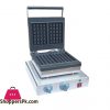 Stainless Steel Waffle Maker Square 2-Slots