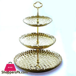 Super Dine Ceramic 3 Tier Cake Stand Serving Tray Fruit Platter Elegant Wedding Cupcake Holder