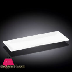 Wilmax Fine Porcelain Sushi-Canape Dish 14 x 5.5 Inch Dish WL‑992016-A