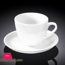 Wilmax Fine Porcelain Tea Cup & Saucer 300ML - WL‑993176-AB
