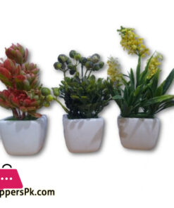 The Florist Artificial Plant with Small Pots - 3 Pieces Set - FL8