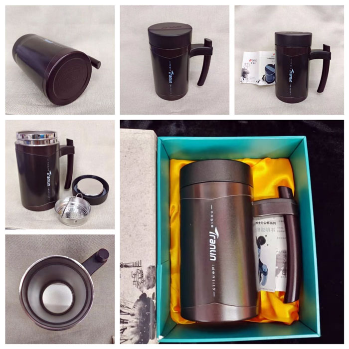 Thermos Flask With Handle Coffee Mug 480 Ml For Office