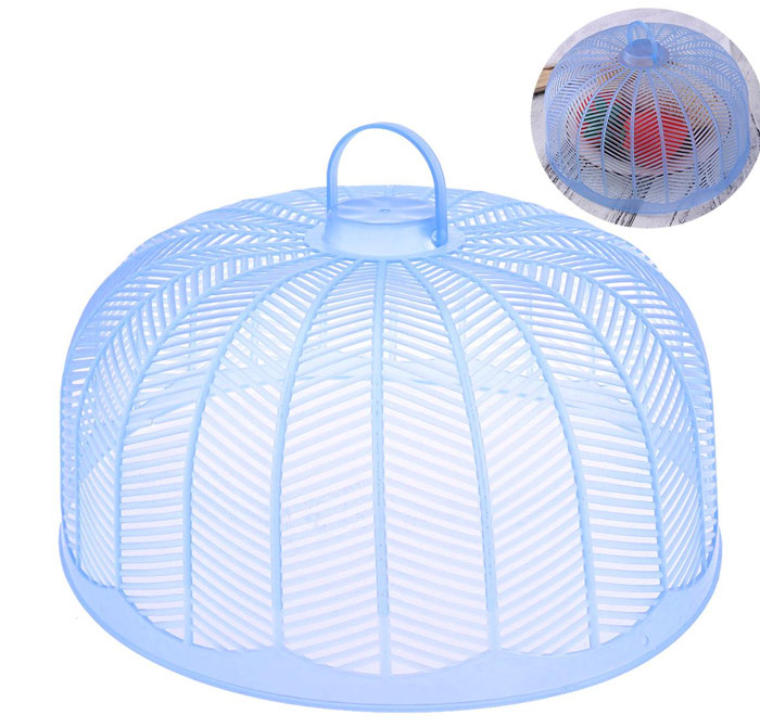 Umbrella Shape Food Cover Plastic Table Cover Picnic Barbecue Party Food Covers Kitchen Fly Anti-In