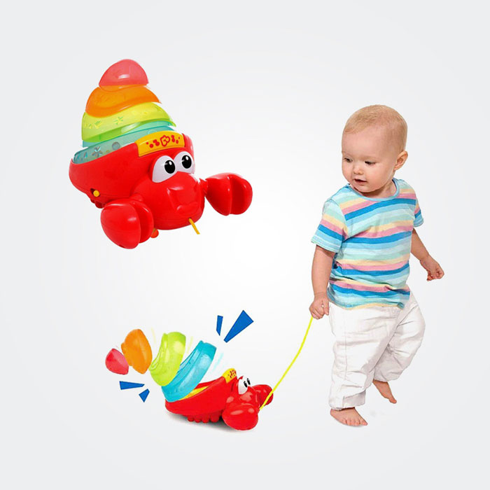 Winfun Pull Along Crab Stacker - 0747