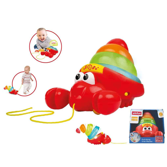Winfun Pull Along Crab Stacker - 0747
